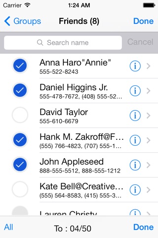 Group Text - smsQ screenshot 3