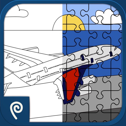 Color It Puzzle It: Planes Lite Icon