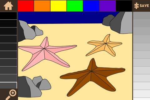 Color It Puzzle It: Sea Creatures Lite screenshot 3