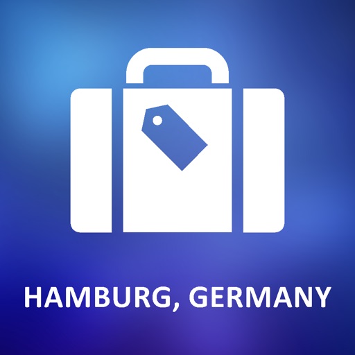 Hamburg, Germany Offline Vector Map icon