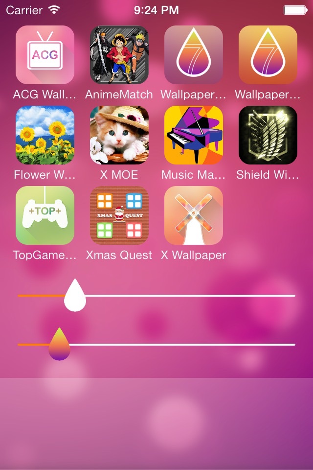Wallpaper Designer - Design Wallpaper for iOS 7 (Blur and adjust image hue) screenshot 3