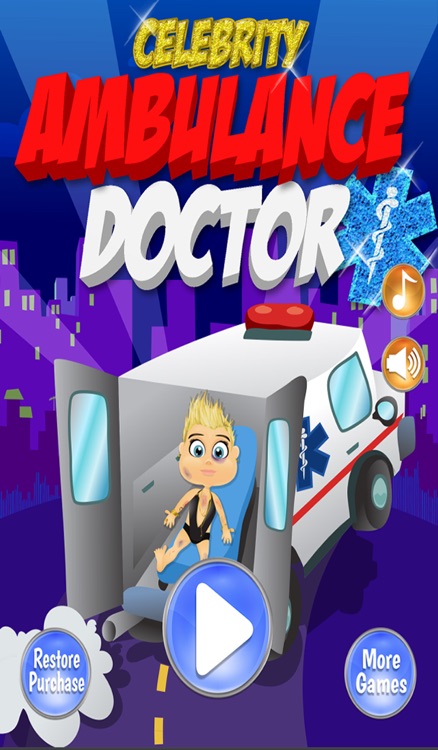 Celebrity Ambulance - Emergency Trauma Nurse & Doctor Games - Save a Life