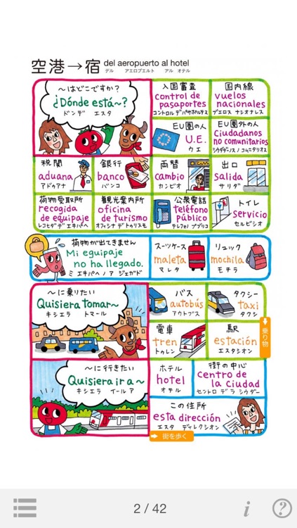 指さし会話スペイン touch&talk