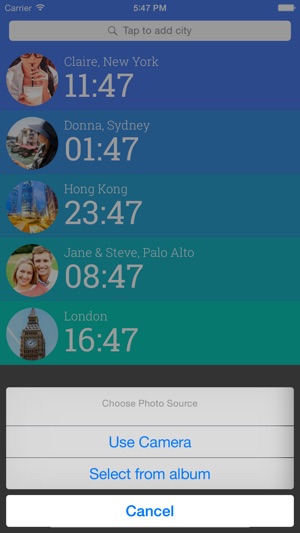 Friendly Clocks - Time Zones for Friends in Just 1 Swipe(圖5)-速報App