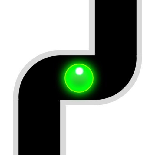Stay inside the line - glow Icon