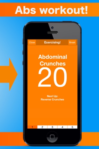 5 Minute Abs - Free screenshot 3