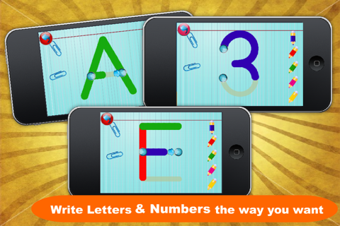 Amazing Letters & Numbers –Interactive Writing Game for Kids Free screenshot 2