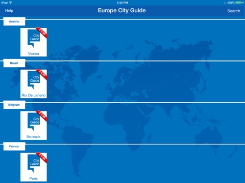 Europe City Guide screenshot 2