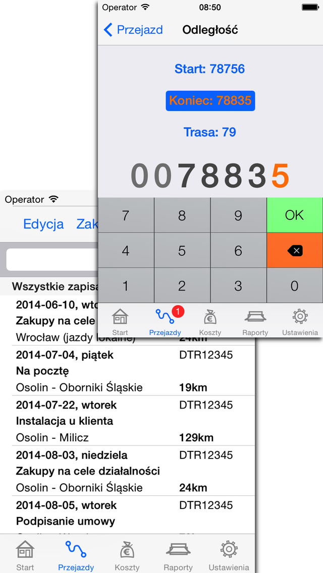 How to cancel & delete Ewidencja Przebiegu Pojazdu Lite from iphone & ipad 2