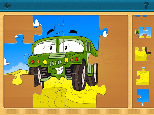 Jigsaw Puzzles (Trucks) - Kids Puzzle Truck Learning Games f(圖1)-速報App