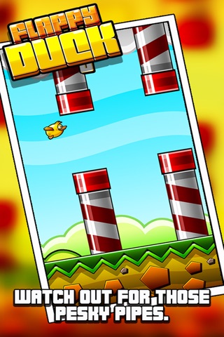 Flappy Duck - Fun Race Flying Game screenshot 3
