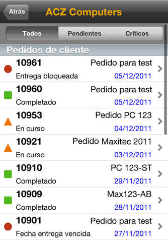 SAP ERP Order Status screenshot 3