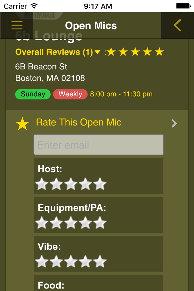 Open Mic Finder screenshot 4