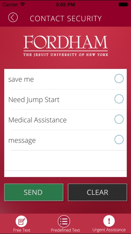 Fordham Safety Application screenshot-4