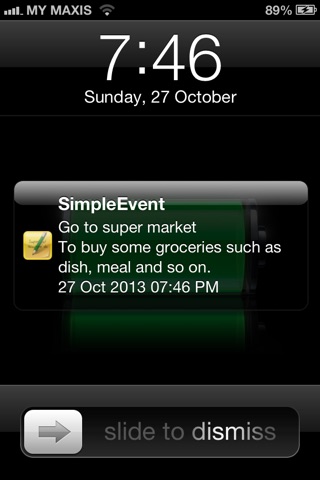 Simple Event Notes screenshot 3
