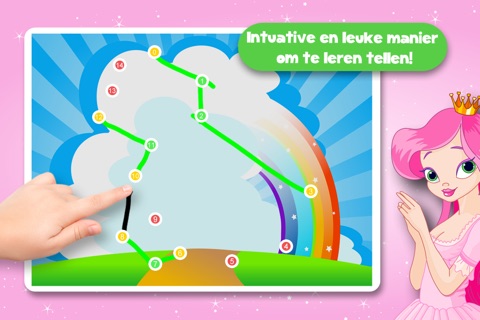 Kids Puzzle Teach me Tracing & Counting with Princesses: discover pink pony’s, fairy tales and the magical princess screenshot 3