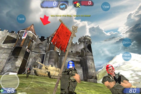 Tanks 3d - Capture the Flag screenshot 2