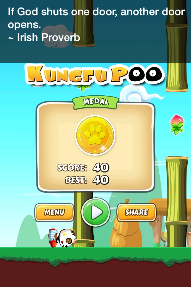 Kung Fu Poo - Tiny Flying Panda screenshot 3