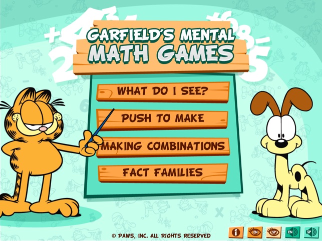Garfield's Mental Math Games - Free