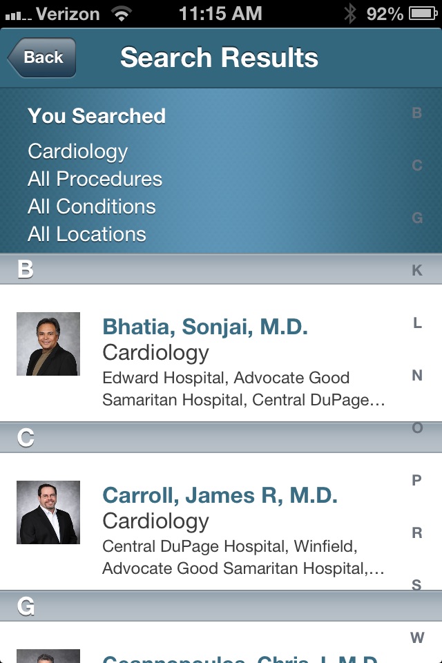 DMG Physician Finder screenshot 3