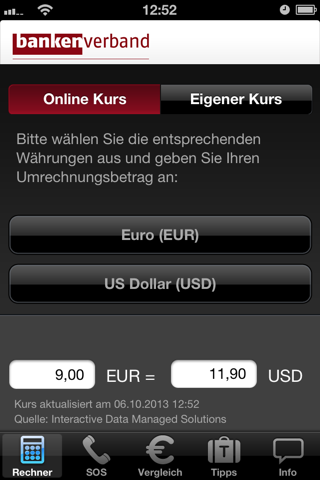 Reise + Geld screenshot 2