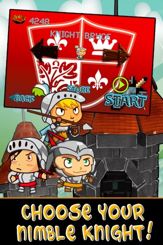 Nimble Knights Rage : A Free Castle Wall Dash with Dragons Game screenshot 2