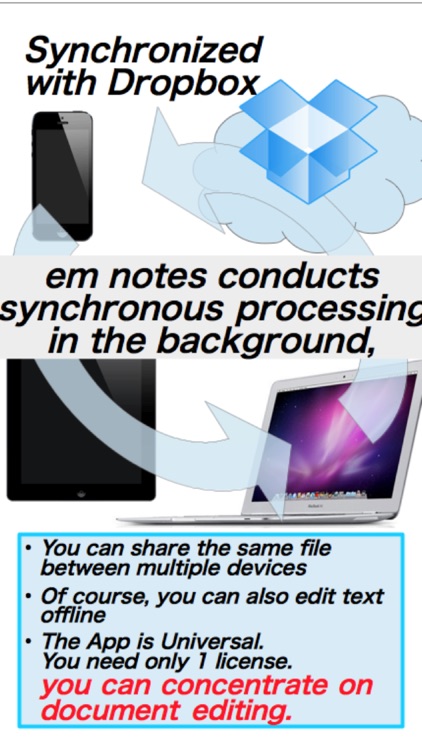 em notes for Dropbox -only editor that supports all shortcuts- screenshot-4