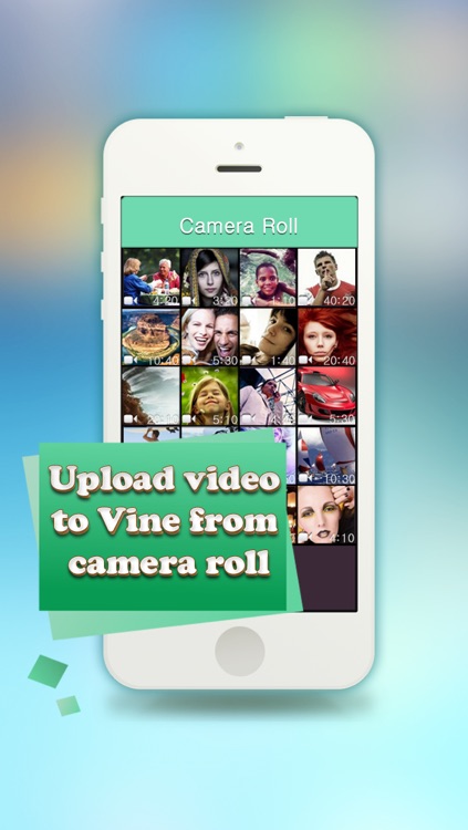 Vine Uploader Pro - Upload custom videos to Vine from your camera roll