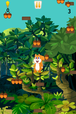 Squirrel Happy Jump Nut - Fun Acorn Collecting Adventure screenshot 2