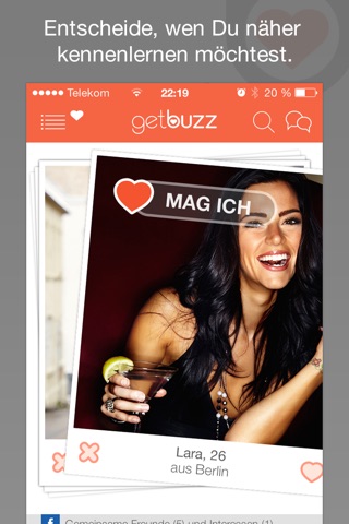 GetBuzz - The famous flirt and dating App for those looking for love or a nice chat screenshot 3