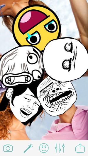 Troll Face Camera - Funny Pics Photo Editor for ProCamera Si(圖2)-速報App