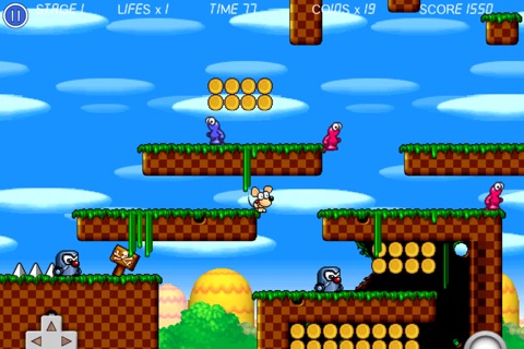 Mouse World Madness FREE - Pixel Maze Jump Game screenshot 3
