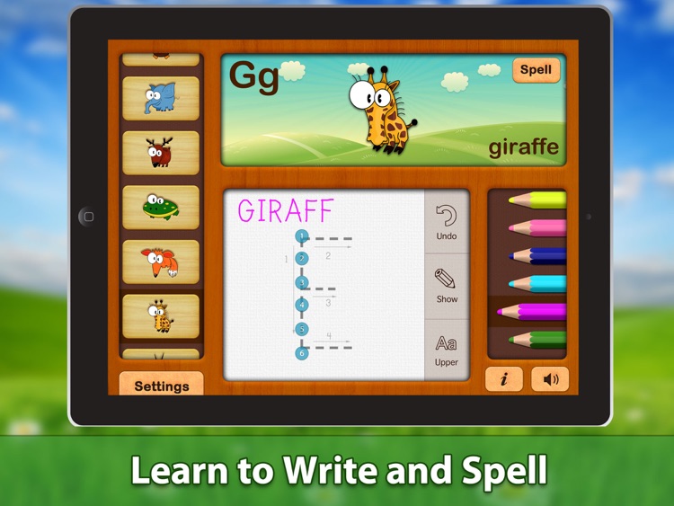 ABC Phonics Animals Writing HD - for iPad