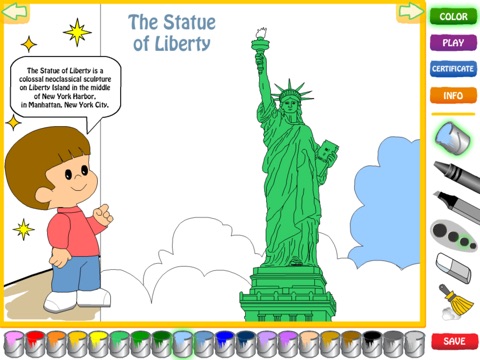 Our City Of New York, Color, Play And Learn, Activity Book screenshot 3