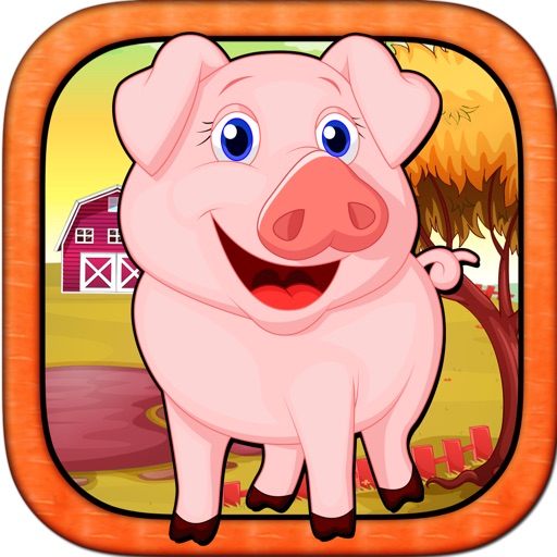 Farm Day Puzzle: Rope a Pig Feeding Craze Icon
