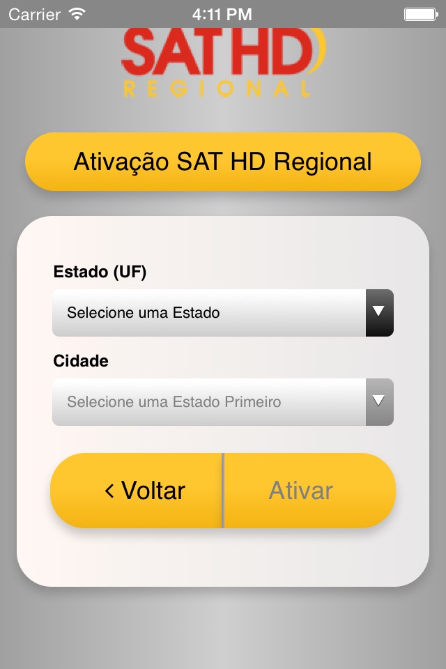 SATHD Regional App de Ativação screenshot 2