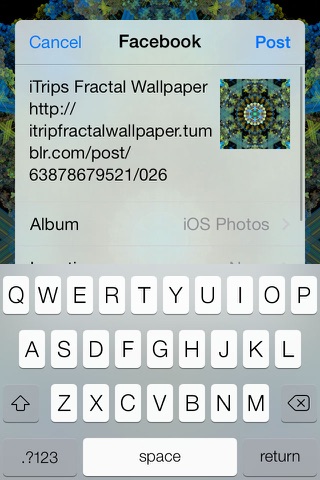 iTrips Fractal Wallpaper HD screenshot 4