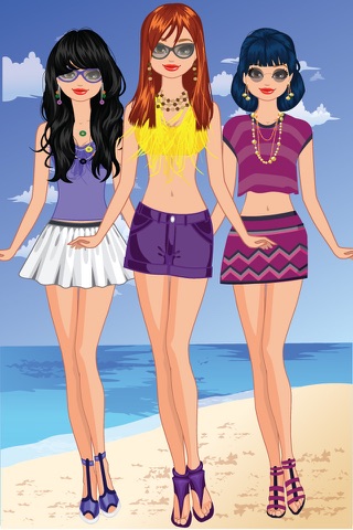 Beach Fashion Dressup screenshot 4