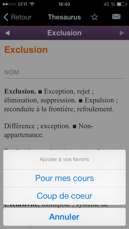 Thesaurus Larousse screenshot-4