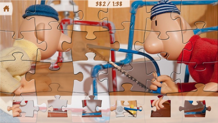 JIGSAW PUZZLEs Pat & Mat for preschool children, schoolchildren and adults screenshot-3