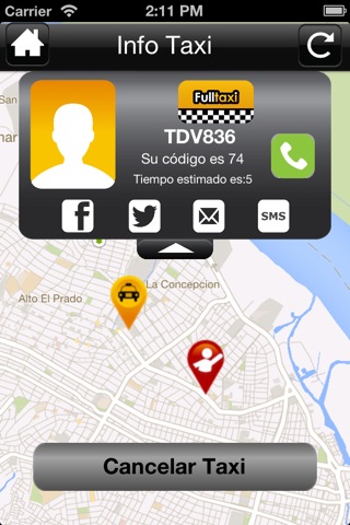 FullTaxi, taxi seguro y rapido screenshot 4