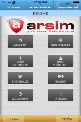 Arsim Alarm screenshot 3