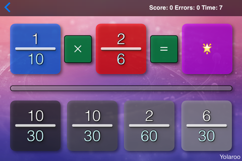 Yolaroo Fractions screenshot 2