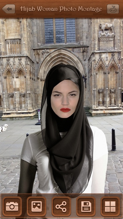 Hijab Woman Photo Montage