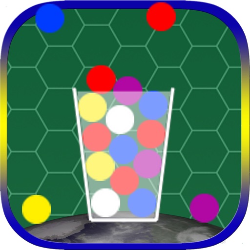 100 Color Marble - A Simple But The Best & Easy Hit And Tap Quick To Drop Action Ball In The Glass Cup Game icon
