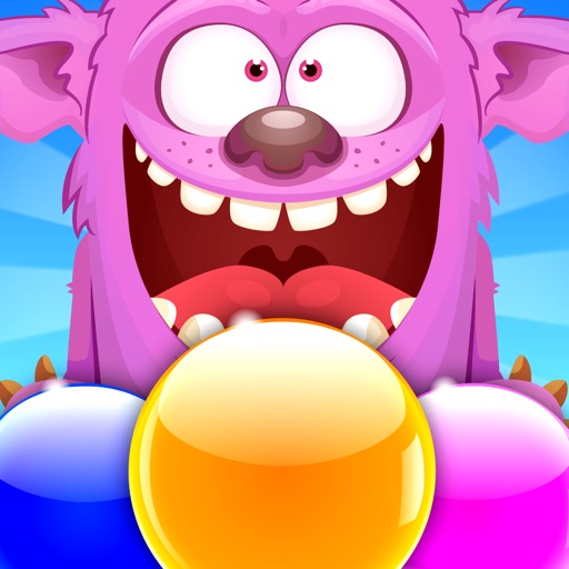 Monster Pop Bubble Shooter - Puzzle Funny Monsters Pop Up Shooting Mash icon