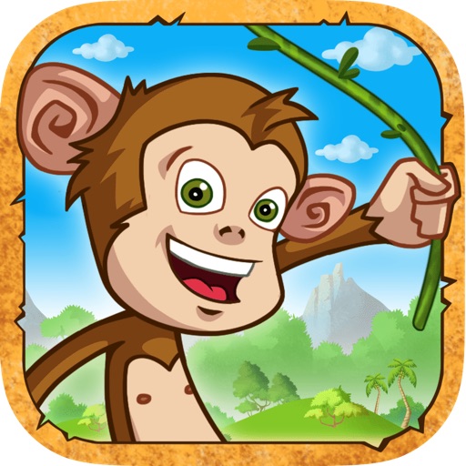 Banana Monkey Blast - Rope Swing In The Jungle HD Icon