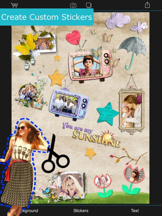 Collage Pie HD - Pic.s Cutout + Photo.s Sticker.s