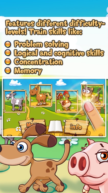 Farm animal puzzle for toddlers and kindergarten kids screenshot-4