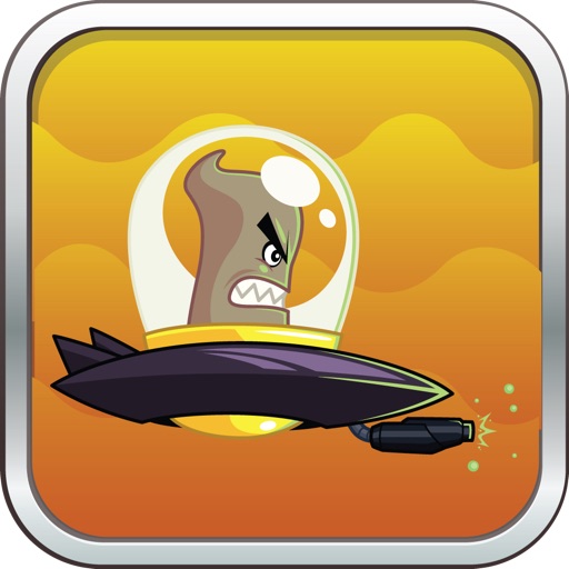Flappy Alien - spike clumsy cute game - fluffy version Icon